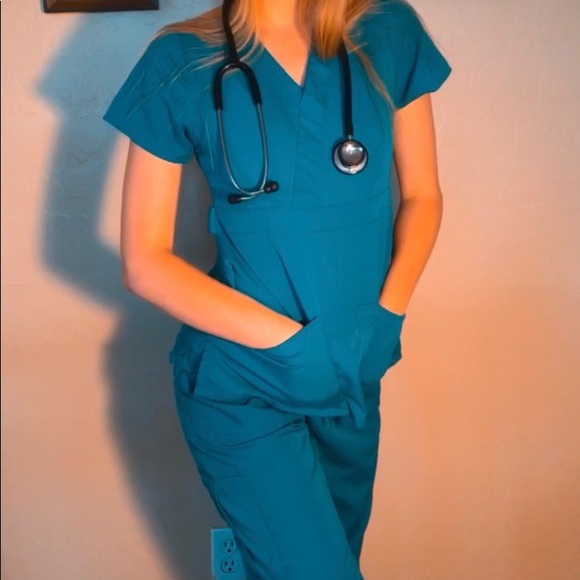Blue Scrubs Set - Picture 3 of 5